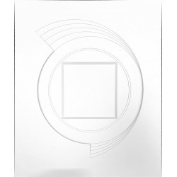 Biseau et cartonnettes arc...